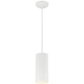 Access Lighting Pilson, LED Pendant, Matte White Finish, Steel 29001-MWH-C